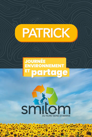 La face d'un badge porté par les agents du SMITOM pendant la journée portes ouvertes